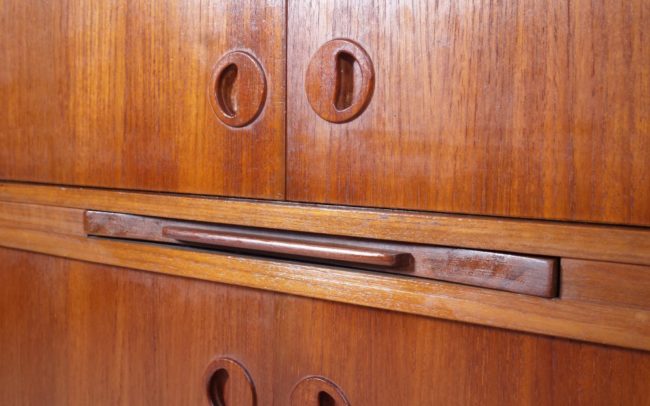 Dänisches Mid-Century Highboard von Skandiaform aus Teak