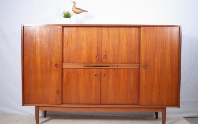 Dänisches Mid-Century Highboard von Skandiaform aus Teak