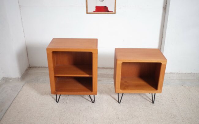 Zwei Dyrlund Nachtkästchen / Sideboards Teakholz Mid Century